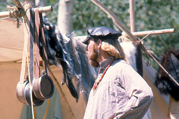 Numerous trappers trap the waters of Jackson Hole and the Tetons