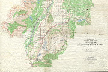 Map of Grand Teton National Park