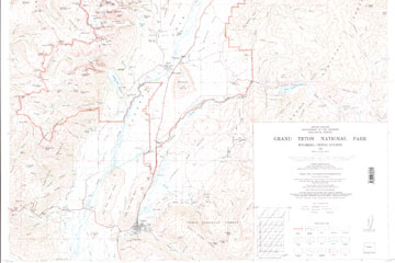 Map of Grand Teton National Park