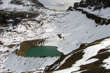 The last of the glaciers retreat from the valley of Jackson Hole